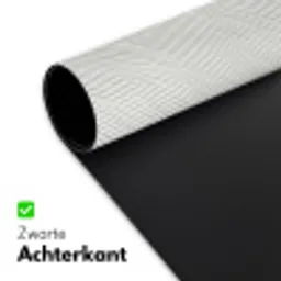Golven - Ribbels - Wit Muismat XXL klein 681 -sfeer2