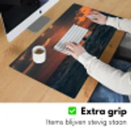 Walvis staart - Water - Zonsondergang Muismat XXL klein -sfeer3