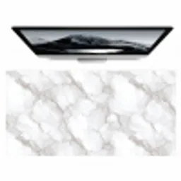 Wit - Marmer - Bruin Muismat XXL klein 681 -zzz3d