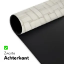 Vlechtwerk - Banen - Beige Muismat XXL klein 681 -sfeer2
