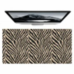 Zebra - Klassiek - Zwart Muismat XXL klein 681 -zzz3d
