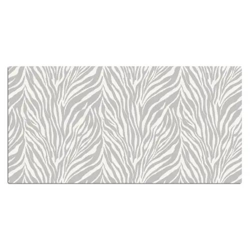 Zebra - Motief - Grijs Muismat XXL klein 681 -3d_leeg