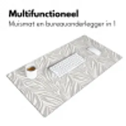 Zebra - Motief - Grijs Muismat XXL klein 681 -sfeer4