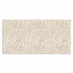Zebra - Patroon - Beige Muismat XXL klein 681 -3d_leeg