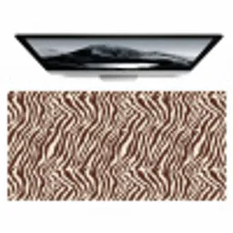 Zebra - Patroon - Zwart - Wit Muismat XXL klein 681 -zzz3d