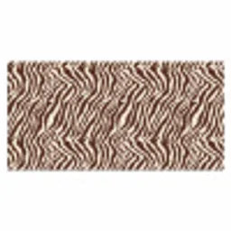 Zebra - Patroon - Zwart - Wit Muismat XXL klein 681 -3d_leeg