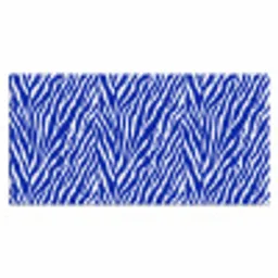 Zebra - Patroon - Kobalt - Blauw Muismat XXL klein 681 -3d_leeg