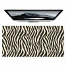 Zebra - Print - Klassiek - Zwart Muismat XXL klein 681 -zzz3d