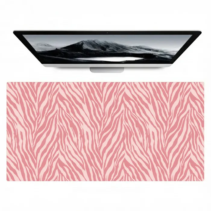 Zebra - Print - Roze Muismat XXL klein 681 -zzz3d