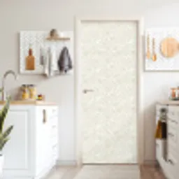Abstract - Ruiten - Beige deurposter klein 289 -sfeer5