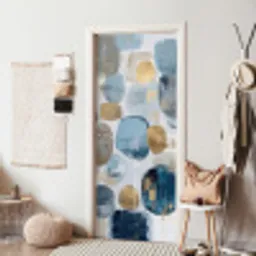 Abstract - Goud - Vormen deurposter klein -sfeer6