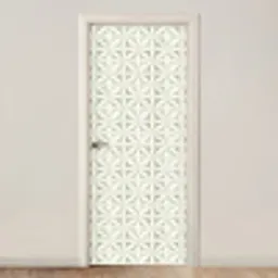 Abstract - Structuur - Grijs - Wit deurposter klein 289 -3d_beige