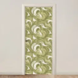 Abstract - Textuur - Groen deurposter klein 289 -3d_beige