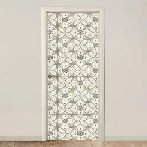 Antiek - Tegel - Beige deurposter klein 289 -3d_beige