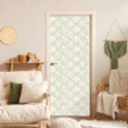 Barok - Patroon - Beige deurposter klein 289 -sfeer2