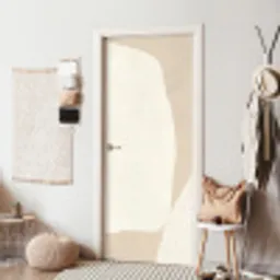 Beige - Abstract - Modern deurposter klein -sfeer6