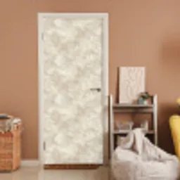 Beige - Reliëfstructuur - Natuursteen deurposter klein 289 -sfeer1
