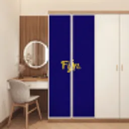 Blauw - Geel - Fijn deurposter klein -sfeer3