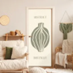 Boho - Groen - Abstract deurposter klein -sfeer2