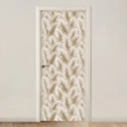Botanisch - Patroon - Beige deurposter klein 289 -3d_beige