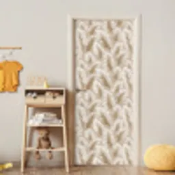 Botanisch - Patroon - Beige deurposter klein 289 -sfeer4