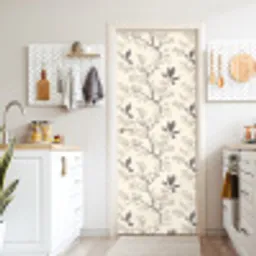 Takken - Vogels - Beige deurposter klein 289 -sfeer5