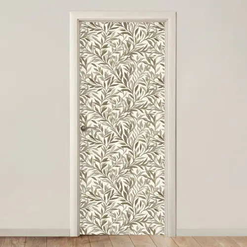 Takken - Botanisch - Taupe deurposter klein 289 -3d_beige