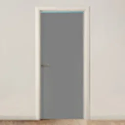Bubbels - Badeend - Geel deurposter klein -3d_beige