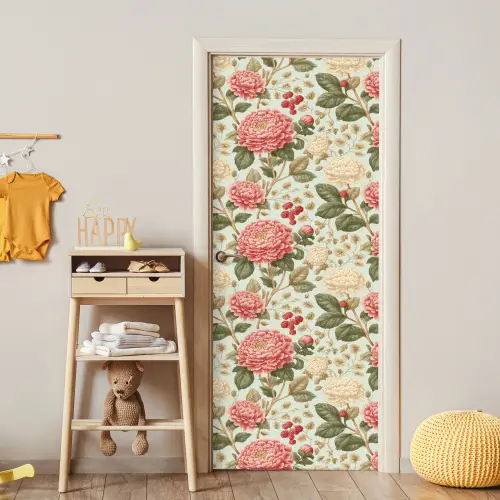 Klassiek - Botanisch - Veelkleurig deurposter klein 289 -sfeer4