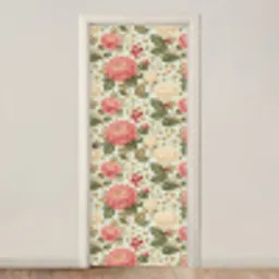Klassiek - Botanisch - Veelkleurig deurposter klein 289 -3d_beige