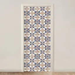 Klassiek - Patroon - Kleurrijk deurposter klein 289 -3d_beige
