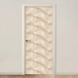 Kristalstructuur - Bruin - Marmer deurposter klein 289 -3d_beige