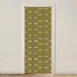 Libellen - Patroon - Groen deurposter klein 289 -3d_beige