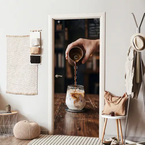 Espresso - Melk - Café deurposter klein -sfeer6