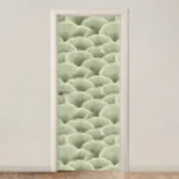Waaier - Blad - Groen deurposter klein 289 -3d_beige