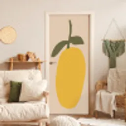 Fruit - Abstracte kunst - Modern deurposter klein -sfeer2