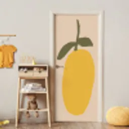Fruit - Abstracte kunst - Modern deurposter klein -sfeer4