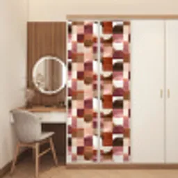 Geometrie - Modern - Retro deurposter klein 289 -sfeer3