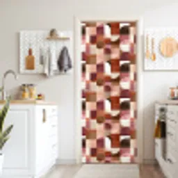 Geometrie - Modern - Retro deurposter klein 289 -sfeer5
