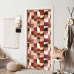 Geometrie - Modern - Retro deurposter klein 289 -sfeer6