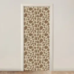 Giraf - Klassiek - Bruin deurposter klein 289 -3d_beige