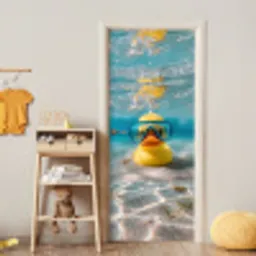 Duikbril - Eend - Water deurposter klein -sfeer4