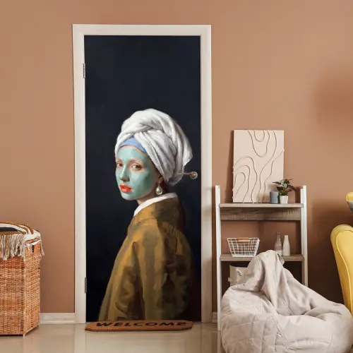 Iconisch - Modern - Kleurrijk deurposter klein -sfeer1