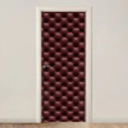 Leer - Patroon - Bordeaux deurposter klein 289 -3d_beige