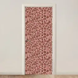 Luipaard - Patroon - Roze deurposter klein 289 -3d_beige