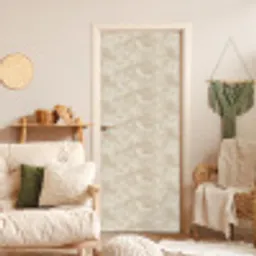 Lichtbeige - Marmer - Aders deurposter klein 289 -sfeer2