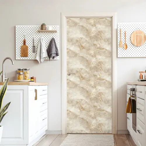 Lichtbeige - Onyx - Subtiel deurposter klein 289 -sfeer5