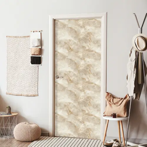 Lichtbeige - Onyx - Subtiel deurposter klein 289 -sfeer6