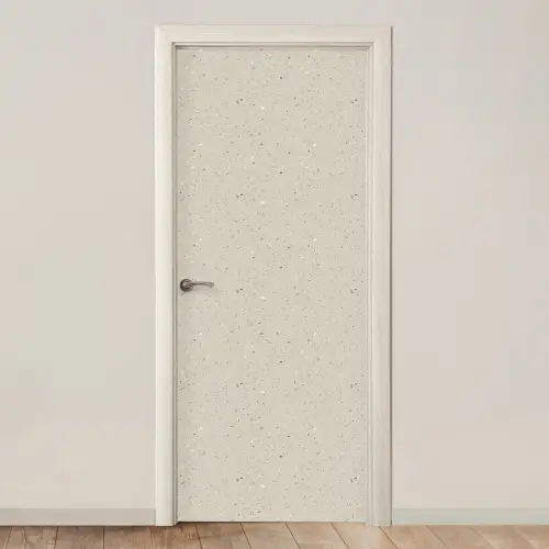 Lichtbeige - Terrazzo - Grijs deurposter klein 289 -3d_beige