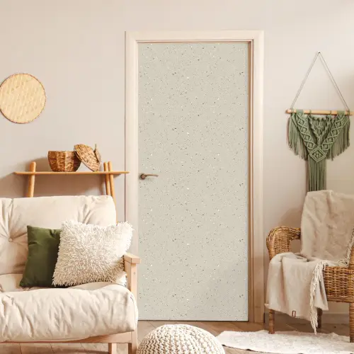 Lichtbeige - Terrazzo - Grijs deurposter klein 289 -sfeer2